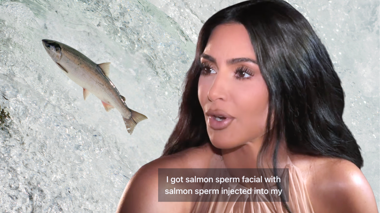 Kim Kardashian’s “Salmon Sperm Facial”: What It Really Is
