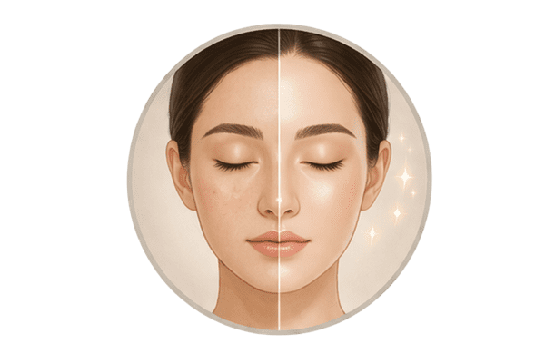 Carbon laser peel treatment to improve dull skin and uneven skin tone